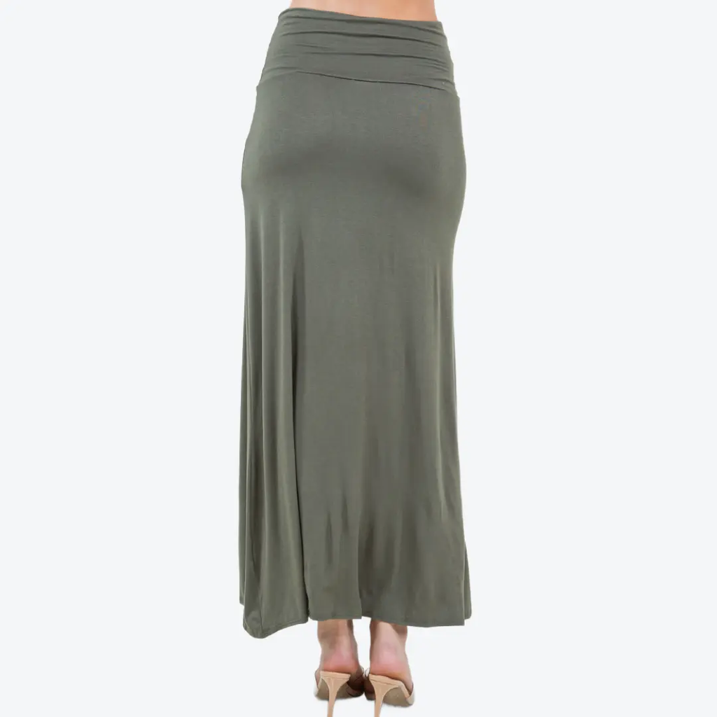 Maxi Skirt – High Waist Flowy Long Skirt for Casual & Dressy Outfits Azules 2DC