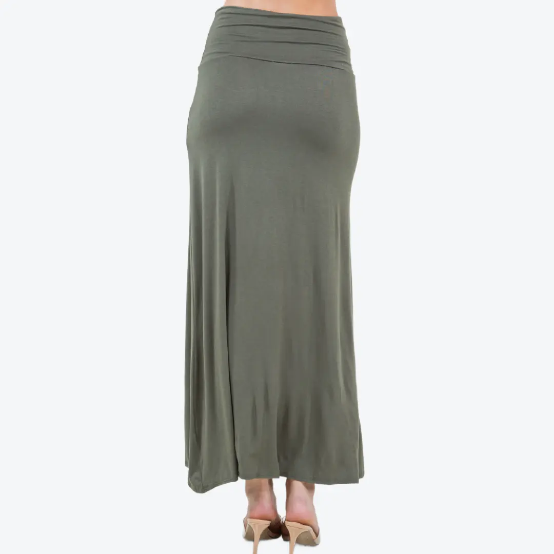 Maxi Skirt – High Waist Flowy Long Skirt for Casual & Dressy Outfits Azules 2DC