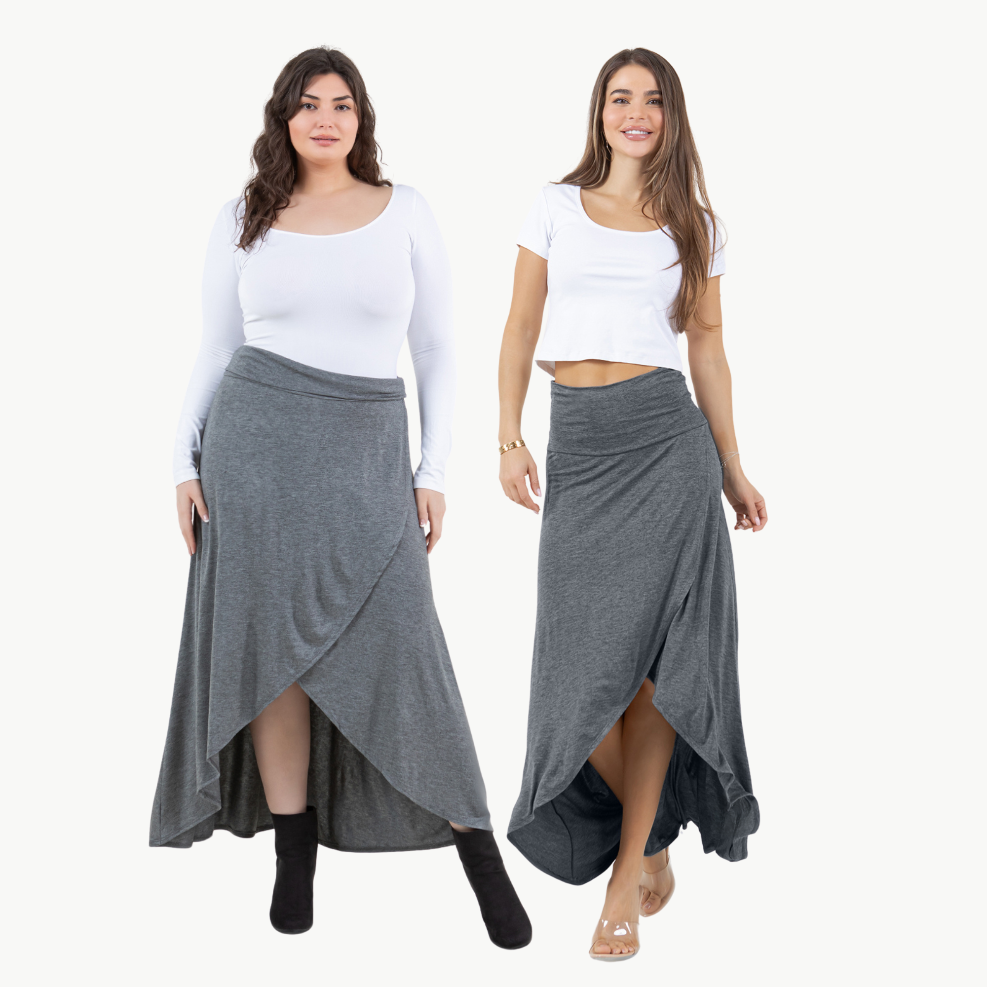 Cross over Midi Skirt