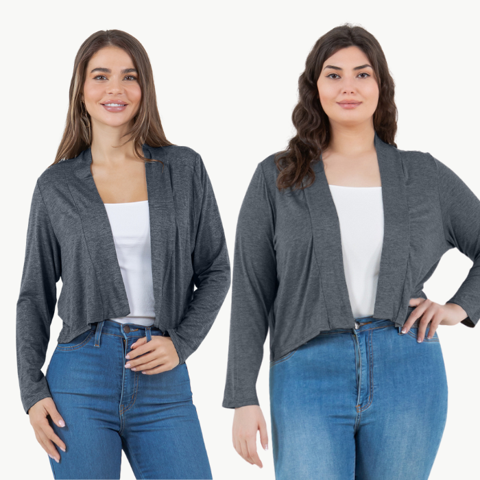 Long Sleeve Cropped Cardigan